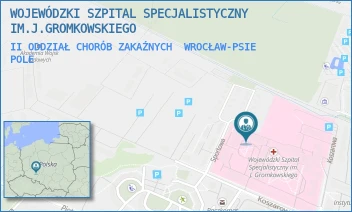 II ODDZIAŁ CHORÓB ZAKAŹNYCH - WOJEWÓDZKI SZPITAL SPECJALISTYCZNY IM.J.GROMKOWSKIEGO - UL. KOSZAROWA 5, WROCŁAW-PSIE POLE