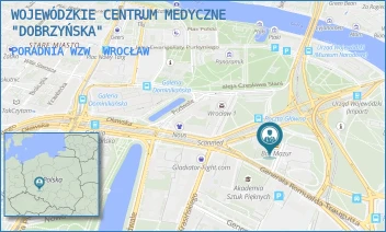 PORADNIA WZW - WOJEWÓDZKIE CENTRUM MEDYCZNE "DOBRZYŃSKA" - UL. DOBRZYŃSKA 21/23,  WROCŁAW