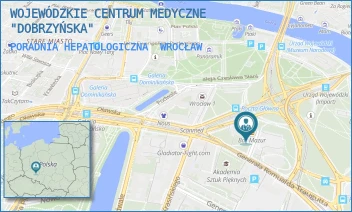 PORADNIA HEPATOLOGICZNA - WOJEWÓDZKIE CENTRUM MEDYCZNE "DOBRZYŃSKA" - UL. DOBRZYŃSKA 21/23,  WROCŁAW