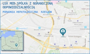PORADNIA HEPATOLOGICZNA - LUX MED SPÓŁKA Z OGRANICZONĄ ODPOWIEDZIALNOŚCIĄ - STANISŁAWA JABŁOŃSKIEGO 2/4,  RZESZÓW