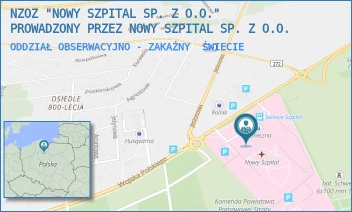 ODDZIAŁ OBSERWACYJNO - ZAKAŹNY - NOWY SZPITAL SPÓŁKA Z OGRANICZONĄ ODPOWIEDZIALNOŚCIĄ - WOJSKA POLSKIEGO 126, ŚWIECIE