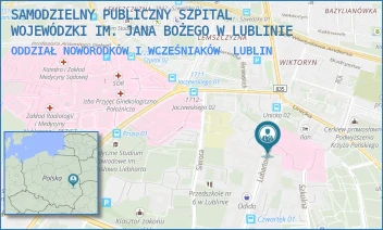 ODDZIAŁ NOWORODKÓW I WCZEŚNIAKÓW - SAMODZIELNY PUBLICZNY SZPITAL WOJEWÓDZKI IM. JANA BOŻEGO W LUBLINIE - LUBARTOWSKA 81,  LUBLIN