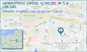 PORADNIA DIAGNOSTYCZNO-LECZNICZA - UNIWERSYTECKI SZPITAL KLINICZNY NR 1 W LUBLINIE - STANISŁAWA STASZICA 16,  LUBLIN