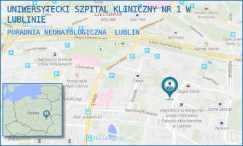PORADNIA NEONATOLOGICZNA - UNIWERSYTECKI SZPITAL KLINICZNY NR 1 W LUBLINIE - STANISŁAWA STASZICA 14A,  LUBLIN