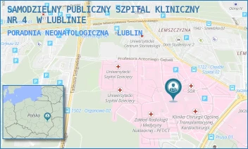 PORADNIA NEONATOLOGICZNA - UNIWERSYTECKI SZPITAL KLINICZNY NR 4 W LUBLINIE - DR. K. JACZEWSKIEGO 8,  LUBLIN
