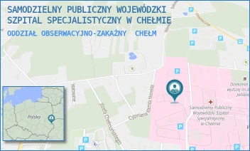 ODDZIAŁ OBSERWACYJNO-ZAKAŹNY - SAMODZIELNY PUBLICZNY WOJEWÓDZKI SZPITAL SPECJALISTYCZNY W CHEŁMIE - SZPITALNA 53B/PAW.B,  CHEŁM
