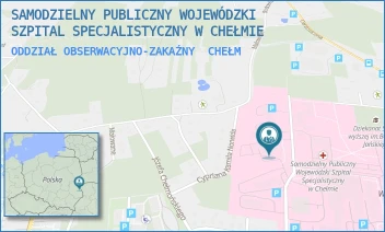ODDZIAŁ OBSERWACYJNO-ZAKAŹNY - SAMODZIELNY PUBLICZNY WOJEWÓDZKI SZPITAL SPECJALISTYCZNY W CHEŁMIE - SZPITALNA 53B,  CHEŁM
