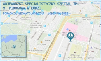 PORADNIA NEONATOLOGICZNA - WOJEWÓDZKI SPECJALISTYCZNY SZPITAL IM. M. PIROGOWA W ŁODZI - UL. WILEŃSKA 37,  ŁÓDŹ-POLESIE