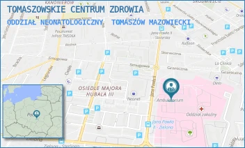 ODDZIAŁ NEONATOLOGICZNY - TOMASZOWSKIE CENTRUM ZDROWIA - UL. JANA PAWŁA II 35,  TOMASZÓW MAZOWIECKI