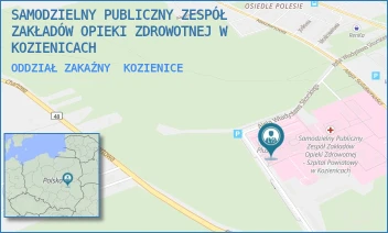 ODDZIAŁ ZAKAŹNY - SAMODZIELNY PUBLICZNY ZESPÓŁ ZAKŁADÓW OPIEKI ZDROWOTNEJ W KOZIENICACH - AL. WŁ. SIKORSKIEGO 10,  KOZIENICE