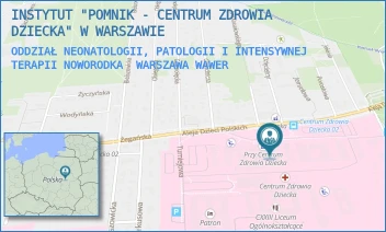 ODDZIAŁ NEONATOLOGII, PATOLOGII I INTENSYWNEJ TERAPII NOWORODKA - INSTYTUT "POMNIK - CENTRUM ZDROWIA DZIECKA" - ALEJA DZIECI POLSKICH 20, WARSZAWA WAWER