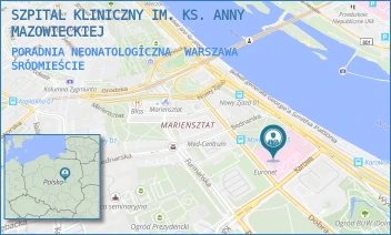 PORADNIA NEONATOLOGICZNA - SZPITAL KLINICZNY IM. KS. ANNY MAZOWIECKIEJ - KAROWA 2,  WARSZAWA ŚRÓDMIEŚCIE
