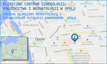 ODDZIAŁ KLINICZNY NEONATOLOGII Z PODODDZIAŁEM PATOLOGII NOWORODKÓW - KLINICZNE CENTRUM GINEKOLOGII, POŁOŻNICTWA I NEONATOLOGII W OPOLU - UL. WŁADYSŁAWA REYMONTA 8,  OPOLE