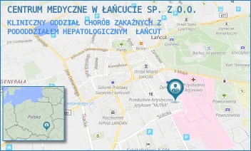 KLINICZNY ODDZIAŁ CHORÓB ZAKAŹNYCH Z PODODDZIAŁEM HEPATOLOGICZNYM - CENTRUM MEDYCZNE W ŁAŃCUCIE SP. Z O.O. - UL. IGNACEGO PADEREWSKIEGO 5,  ŁAŃCUT