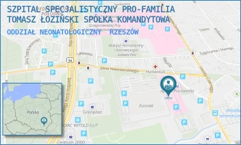 ODDZIAŁ NEONATOLOGICZNY - SZPITAL SPECJALISTYCZNY PRO-FAMILIA TOMASZ ŁOZIŃSKI SPÓŁKA KOMANDYTOWA - UL. WITOLDA 6B,  RZESZÓW