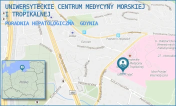 PORADNIA HEPATOLOGICZNA - UNIWERSYTECKIE CENTRUM MEDYCYNY MORSKIEJ I TROPIKALNEJ - UL. POWSTANIA STYCZNIOWEGO 9B,  GDYNIA