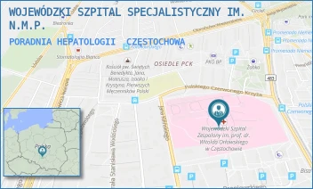 PORADNIA HEPATOLOGII - WOJEWÓDZKI SZPITAL SPECJALISTYCZNY IM. N.M.P. - UL. POLSKIEGO CZERWONEGO KRZYŻA 7,  CZĘSTOCHOWA