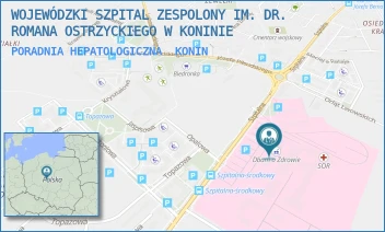 PORADNIA HEPATOLOGICZNA - WOJEWÓDZKI SZPITAL ZESPOLONY IM. DR. ROMANA OSTRZYCKIEGO W KONINIE - SZPITALNA 45, KONIN