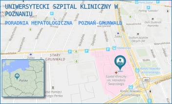 PORADNIA HEPATOLOGICZNA - UNIWERSYTECKI SZPITAL KLINICZNY W POZNANIU - PRZYBYSZEWSKIEGO 49, POZNAŃ-GRUNWALD
