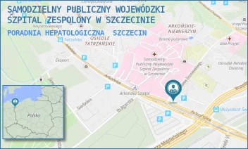 PORADNIA HEPATOLOGICZNA - SAMODZIELNY PUBLICZNY WOJEWÓDZKI SZPITAL ZESPOLONY W SZCZECINIE - BRONIEWSKIEGO 2,  SZCZECIN
