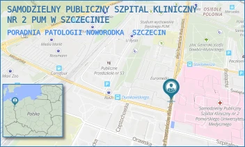 PORADNIA PATOLOGII NOWORODKA - UNIWERSYTECKI SZPITAL KLINICZNY NR 2 PUM W SZCZECINIE - POWSTAŃCÓW WLKP. 72,  SZCZECIN